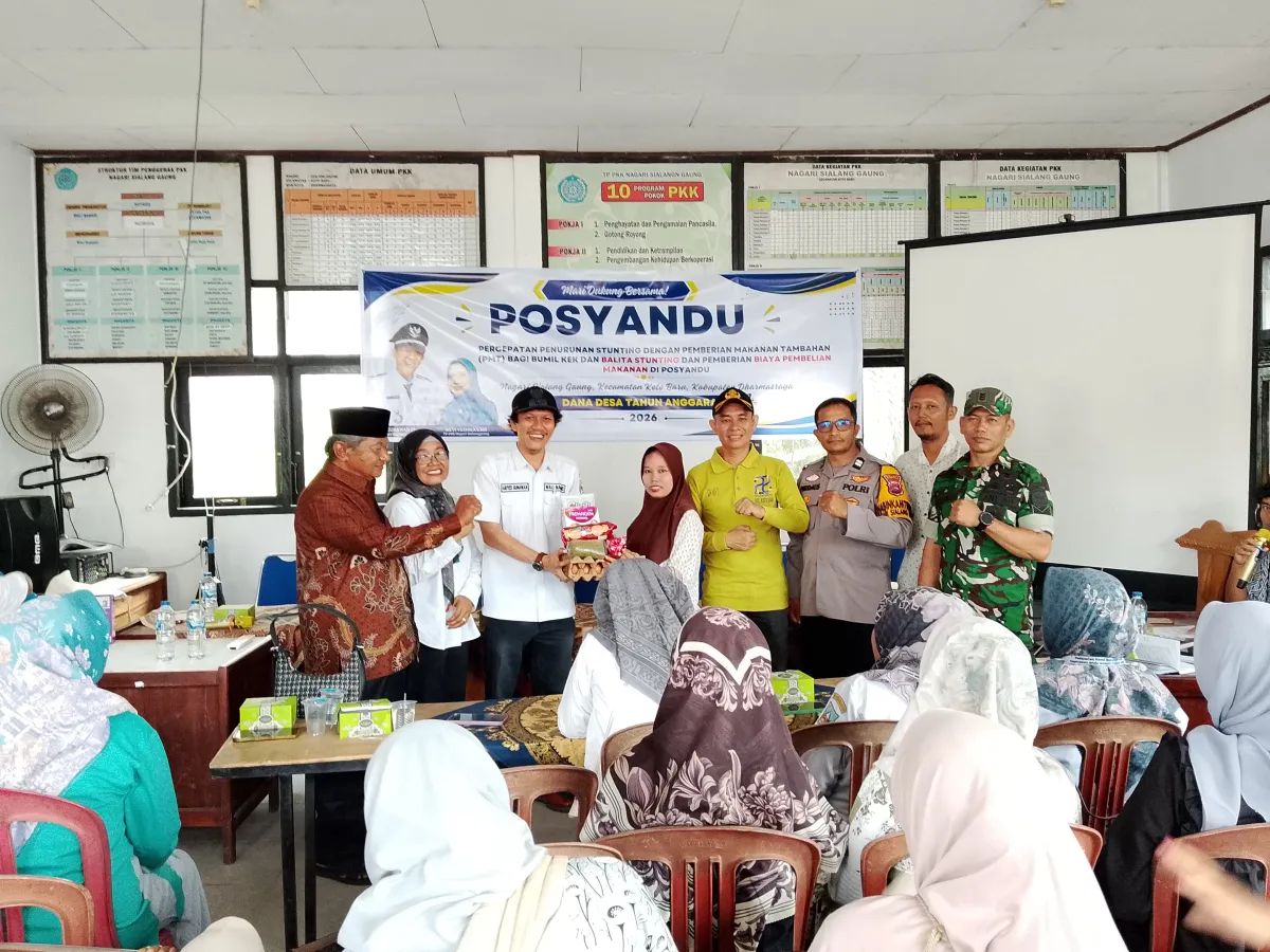 Babinsa Koramil 10/KB Hadiri Rembuk Stunting Tingkat Nagari