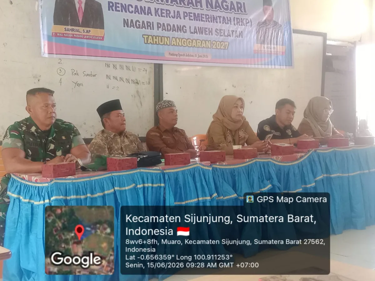 Babinsa Hadiri Musneg Babinsa 07 TA Neg. Padang Laweh , Dan Dukung Program Pemerintah