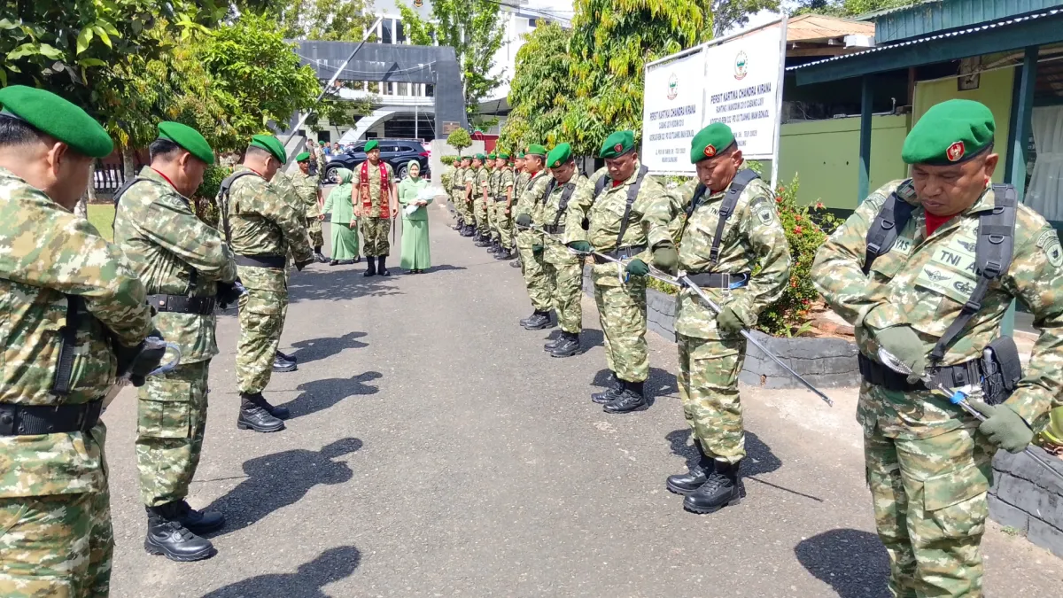 Pisah Sambut Dandim 0310/SS, Letkol Inf Dicky Sakti Maulana Diterima dengan Meriah