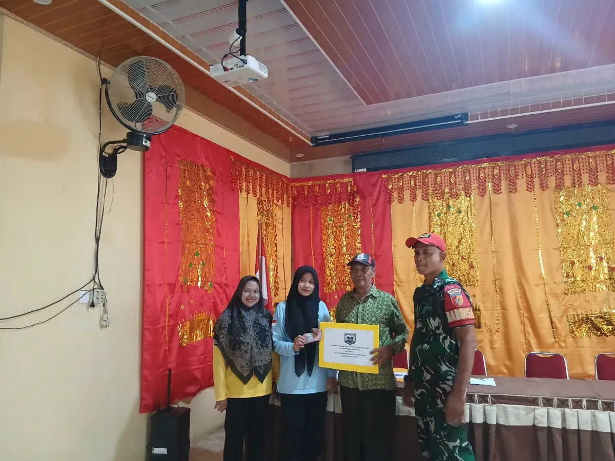 Baninsa 09/TG Melaksanakan Pendampingan Peyaluran Bantuan Langsung Tunai Dana Desa (BLT-DD) Triwulan III 2026
