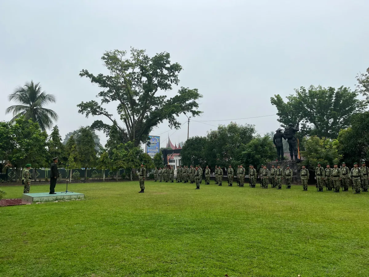 Kodim 0310/SS Gelar Upacara HUT TNI ke-81, Teguhkan Kemanunggalan TNI dengan Rakyat