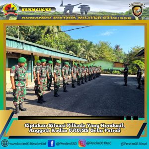 Apel Pengecekan Sebelum Patroli