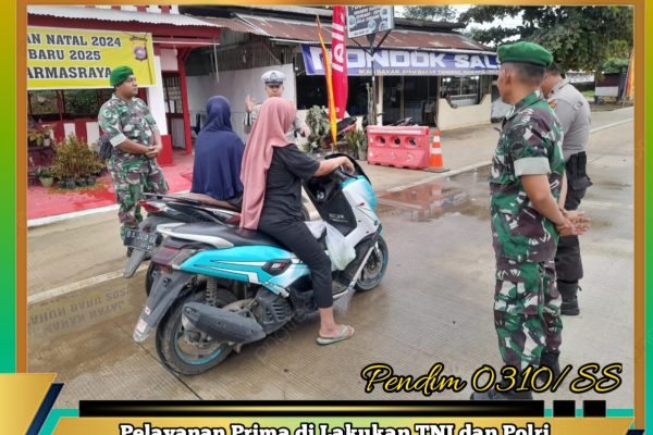 Pelayanan Prima Pos Pam Natal 2024 dan Tahun Baru 2025 Sungai Rumbai