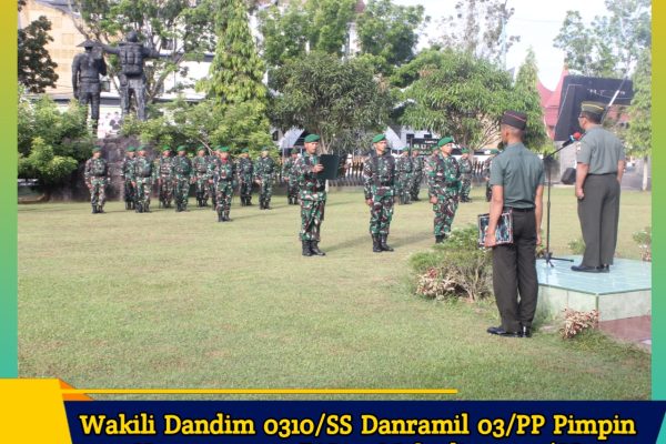 Wakili Dandim 0310/SS Danramil 03/PP Pimpin Upacara 17san Di Lap.Makodim 0310/SS