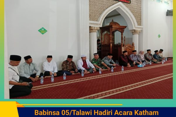 Babinsa Talawi Hadiri Acara Khatam Al-Quran dan Wisuda Tahfiz Di Kota Sawahlunto