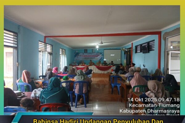 Babinsa Hadiri Undangan Penyuluhan Dan Pelatihan Pemberdayaan Perempuan Di Nagari Tiumang