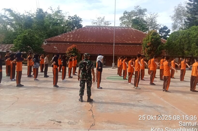Koramil 01/Swl Gelar Bintalsik: Membangun Mental Tangguh Generasi Muda